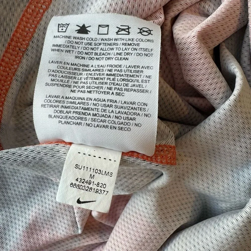 Nike Activewear Tank Top Orange Multi Women’s Medium